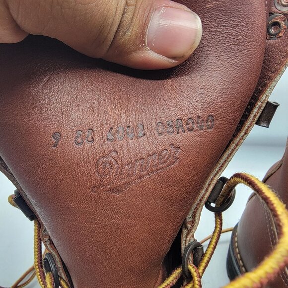 Danner Mens 9 Brown Boots Gore Tex Vibram Soles Work Wear Casual Walking - Picture 7 of 15